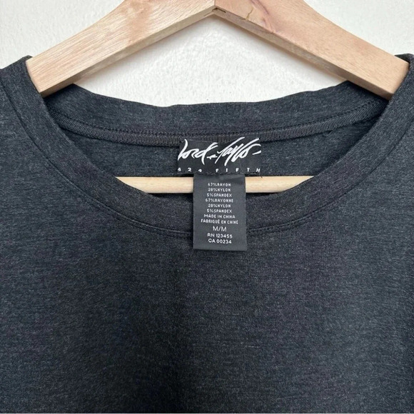 Lord & Taylor Womens Size Medium Grey Crew Neck Weighted Dress - Picture 11 of 14